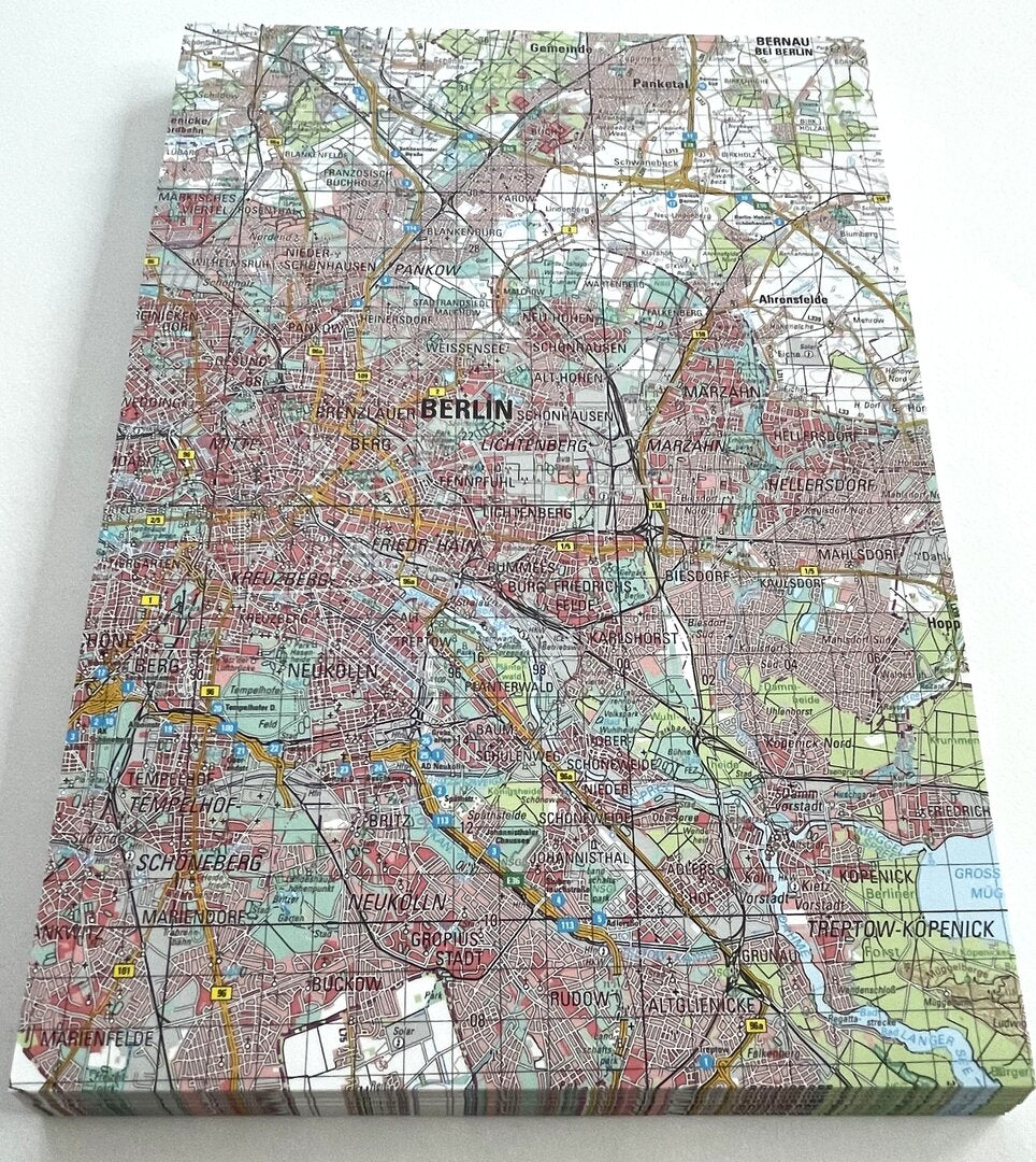 A4 Landkartenpapier Sondermotiv Berlin-Köpenick – 250 Blatt